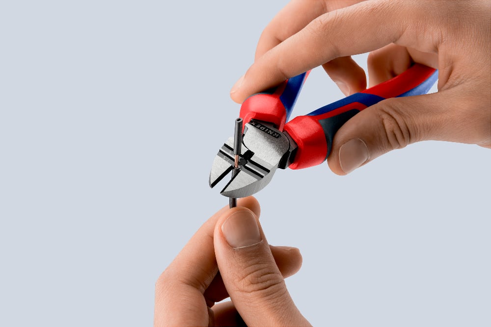 Knipex 6.3" Wire Insulation Strippers - Insulated Chrome MultiGrip