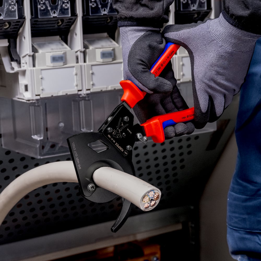 Cable Cutter (ratchet action) | KNIPEX