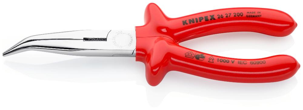 Long-Nose Pliers with Cutter (Stork-Beak Pliers)