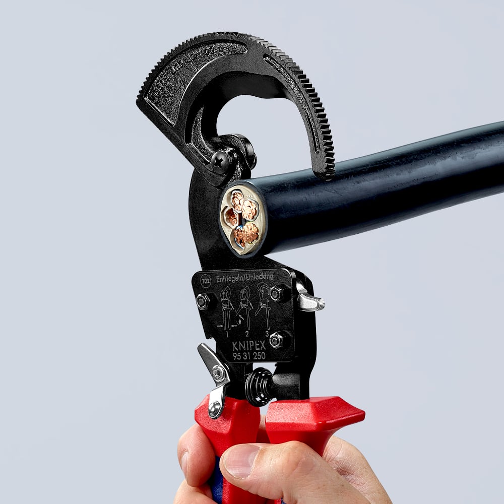 Cable Cutter (ratchet action) | KNIPEX