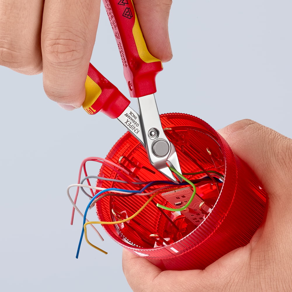 Knipex VDE 5 Electronic Super Knips – Insulated Precision Cutting Tool (7806125)