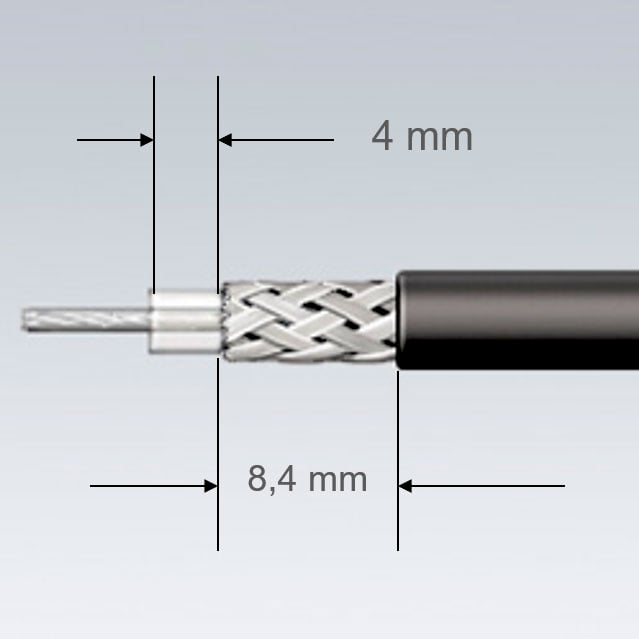 Abisolierwerkzeug für Koaxialkabel, view 6