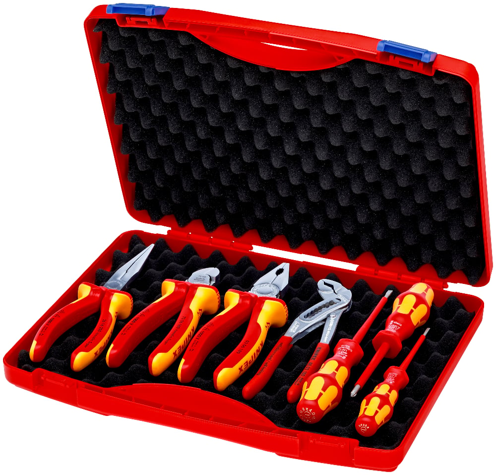 Werkzeug-Box "RED" Elektro Set 2 7-teilig