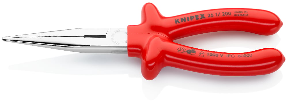 Long-Nose Pliers with Cutter (Stork-Beak Pliers)