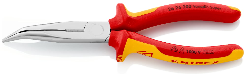 Long-Nose Pliers with Cutter (Stork-Beak Pliers)