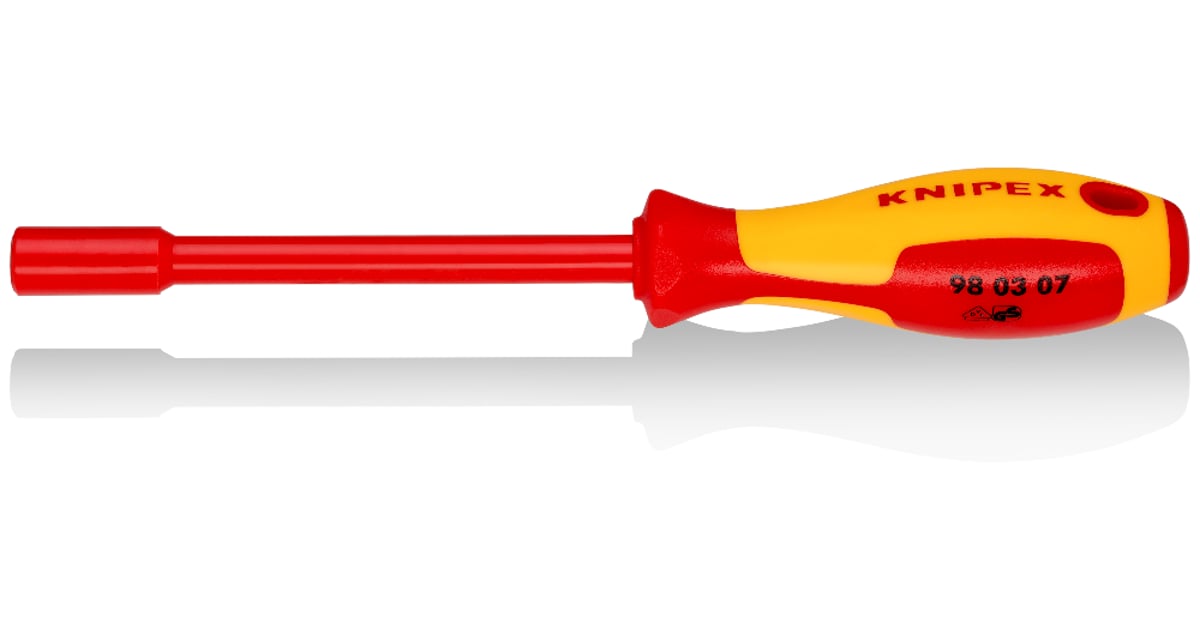 Nut Driver With screwdriver handle | KNIPEX