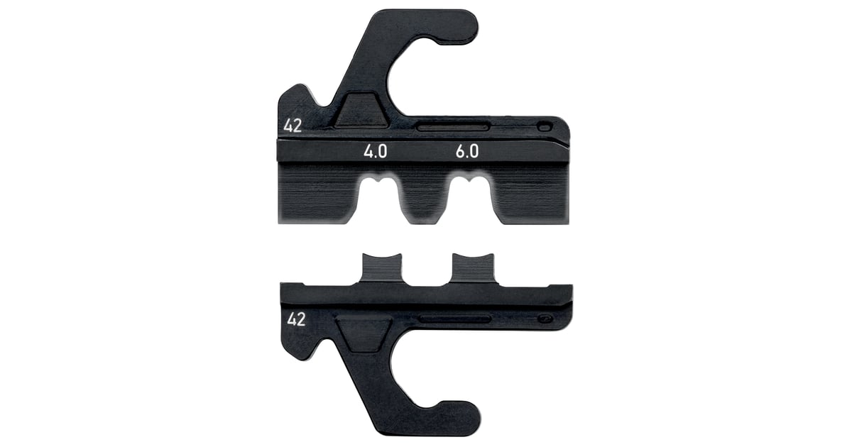 Die set For MC4®/MC4® EVO 2 connectors with 4 / 6 mm² | KNIPEX