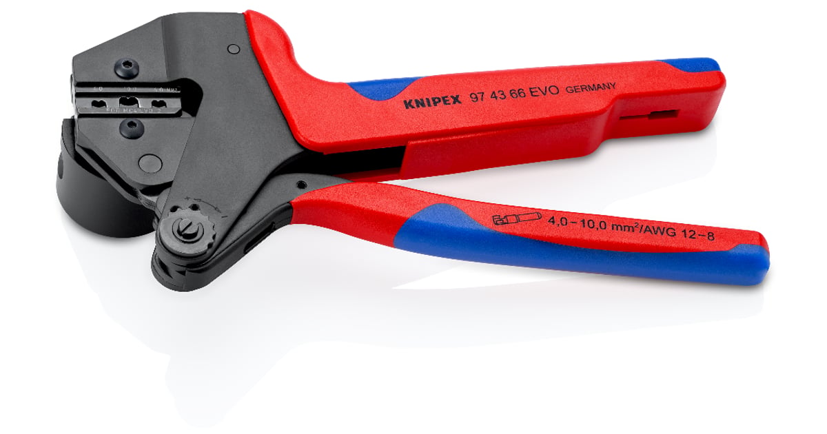 Crimp System Pliers For PV plug types MC4® Evo 2 | KNIPEX