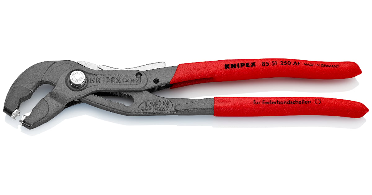 スプリングホースバンドプライヤー 固定装置付 | KNIPEX