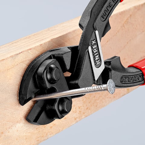 kn CoBolt® High Leverage 20° Angled Compact Bolt Cutters-Notched