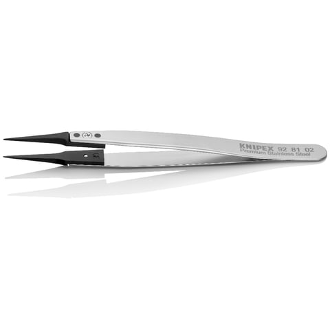Tweezers with exchangeable tips ESD | KNIPEX