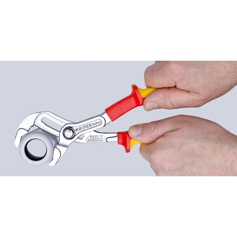 KNIPEX Cobra® VDE High-Tech Water Pump Pliers, insulated | KNIPEX