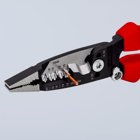 KNIPEX WireStripper Multifunktions-Elektrikerzangen Amerikanisches Modell | 13 72 8