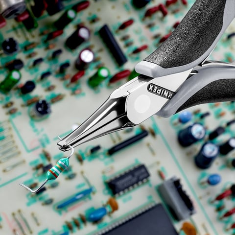 Elektronik-Greifzange ESD Mit durchgestecktem Gelenk | 35 12 115 ESD