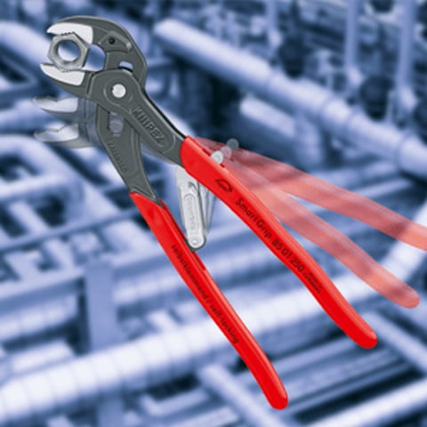 KNIPEX SmartGrip® Water Pump Pliers with automatic adjustment | 85 01 250