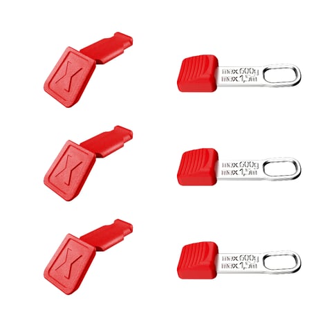 TetheredTool Clips + ColorCode Clips rot, je 3 Stück | 00 63 06 TCR