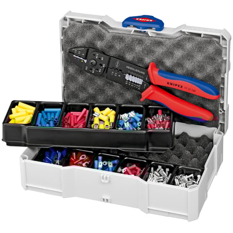 Crimp Assortment For cable connectors 13 parts | KNIPEX