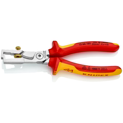 KNIPEX StriX® Abisolierzangen mit Kabelschere | 13 66 180