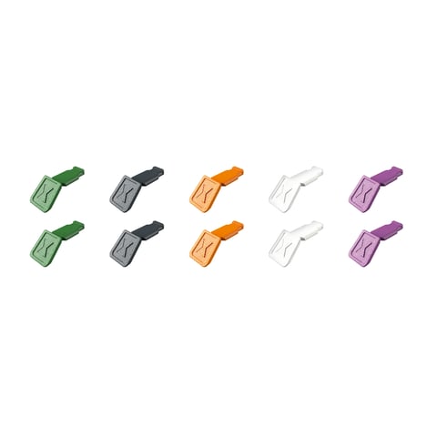 Pinzas ColorCode mezcla de colores 2 (10 unidades) | 00 61 10 C V02