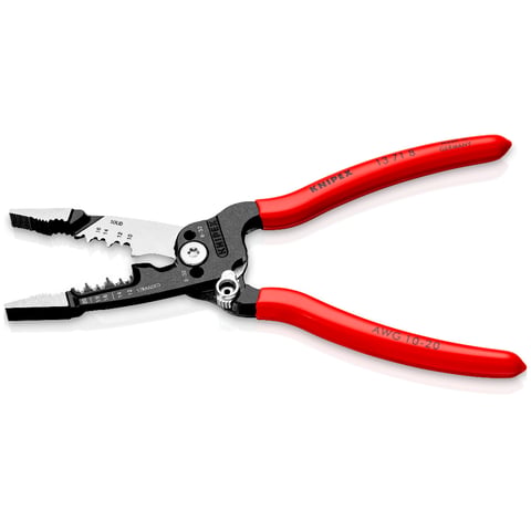 KNIPEX WireStripper Multifunktions-Elektrikerzangen Amerikanisches Modell | 13 71 8