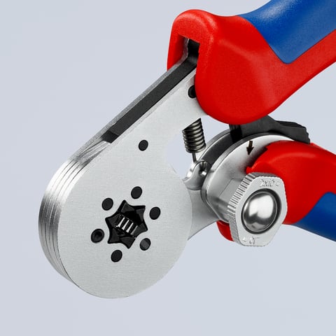 テーピング Self-Adjusting Crimping Pliers for wire ferrules With lateral