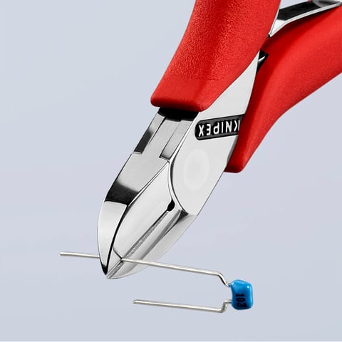 Alicates de corte diagonal para electrónica Con articulación machihembrada | 77 01 115