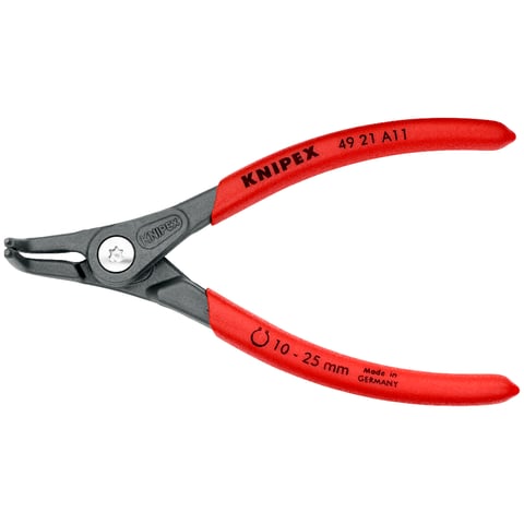 精密スナップリングプライヤー 軸用スナップリング用 | KNIPEX