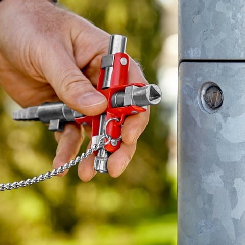 Universal Key "Construction" For all standard cabinets and shut-off systems | 00 11 06 V01