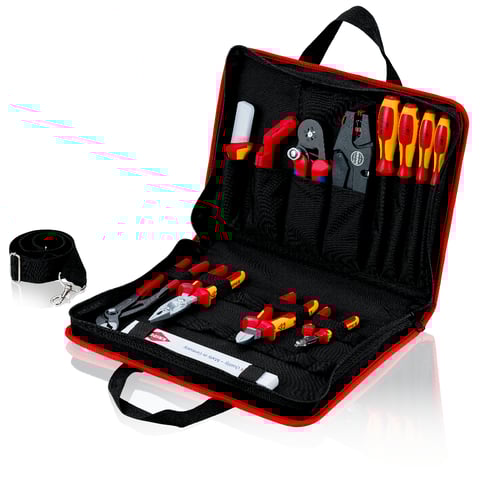 Werkzeugtasche "Kompakt" Elektro 14-teilig | 00 21 11