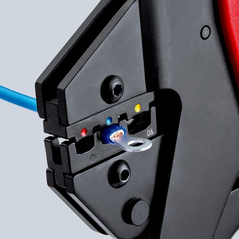 Crimp System Pliers For exchangeable crimping dies | KNIPEX
