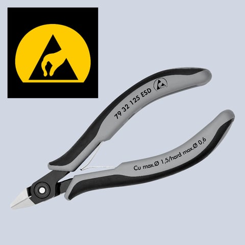 Precision Electronics Side Cutter ESD | 79 32 125 ESD