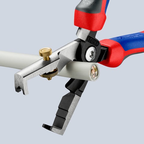 KNIPEX StriX® Insulation strippers with cable shears | 13 62 180