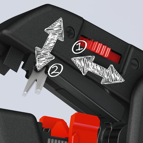 KNIPEX ComStrip Automatische Abisolierzange | 12 62 180