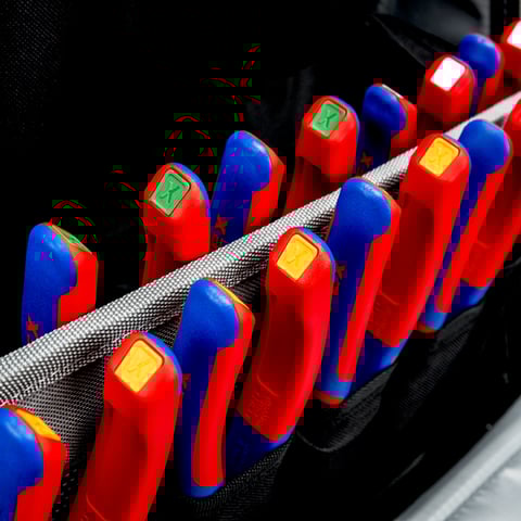 ColorCode Clips red (10 pieces) | KNIPEX