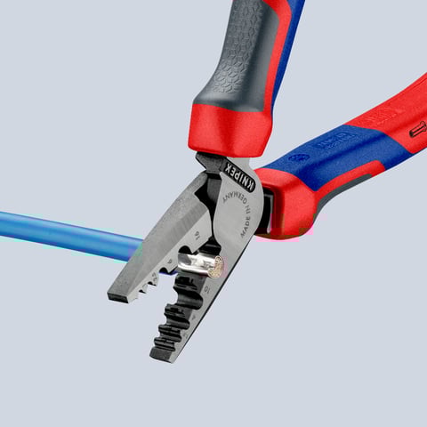 Crimping Pliers for wire ferrules | KNIPEX
