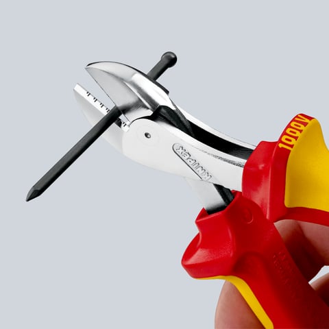 KNIPEX X-Cut® Compact Diagonal Cutter High lever transmission | KNIPEX