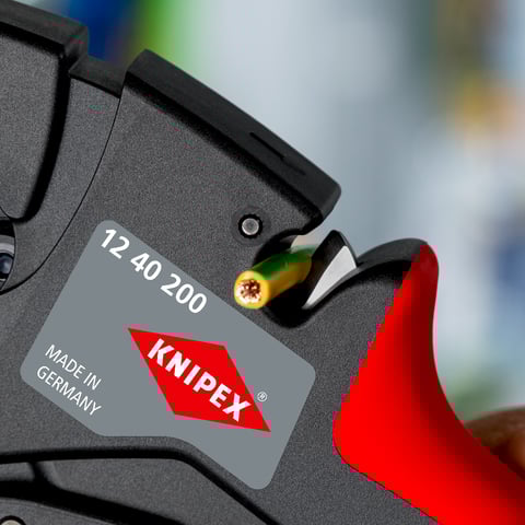 KNIPEX EvoStrip Selbsteinstellende Abisolierzange | 12 40 200