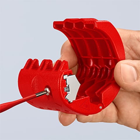 KNIPEX BiX® Schneider für Kunststoffrohre und Dichthülsen | 90 22 10 BK