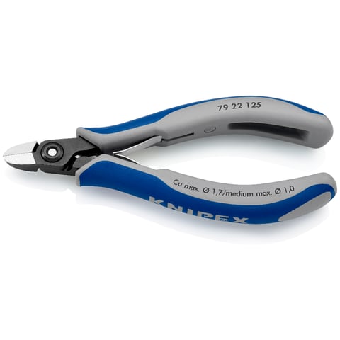 KNIPEX Präzisions-Elektronik-Seitenschneider mit Mehrkomponenten-Hüllen