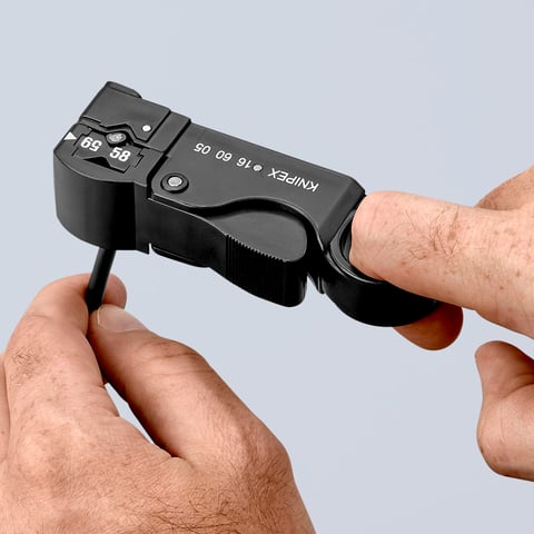 こうぴ 同軸ケーブル用ストリッピングツール | KNIPEX