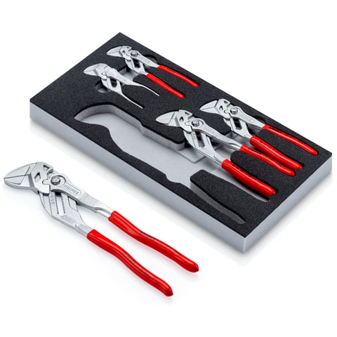 KNIPEX Zangenschlüssel-Set 5-teilig In Schaumstoffeinlage | 00 20 01 V24