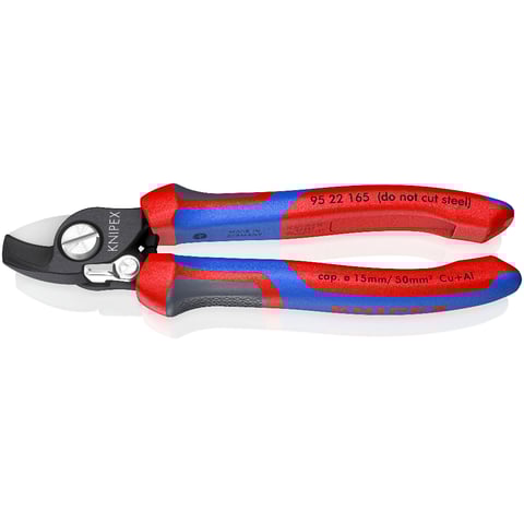 Cable Shears With opening spring | KNIPEX