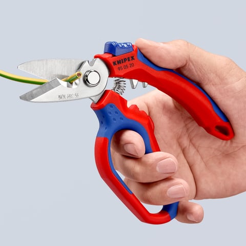 Gewinkelte Elektrikerschere | 95 05 20 SB