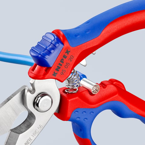 Foarfecă înclinată pentru electricieni | KNIPEX