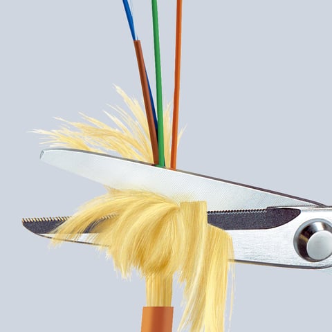 Knipex Forbici Per Fili Kevlar Cromata, Rivestiti In Resina Termoplastica 160 Mm 95 03 Sb 2850657356