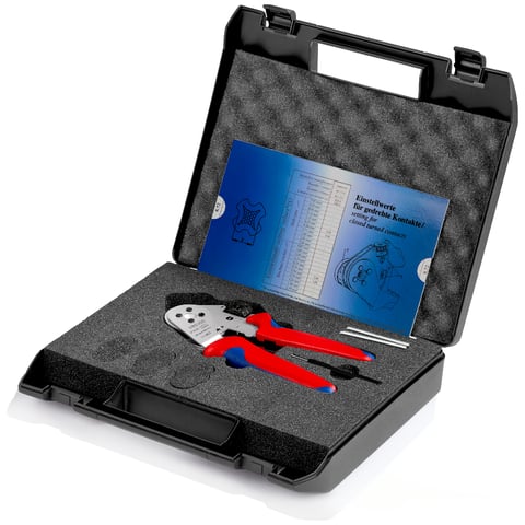 ニケ　4コンプ分 Vierdorncrimpzange für gedrehte Kontakte | KNIPEX