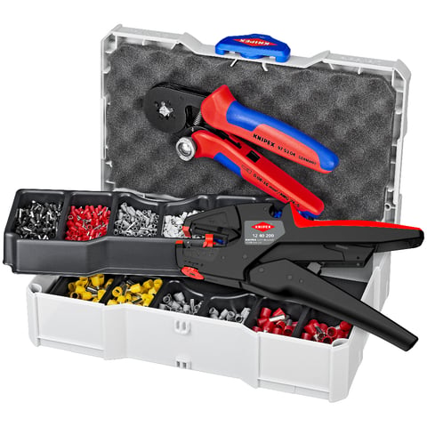 Crimp-Sortiment Für Aderendhülsen 1 x 12 40 200, 1 x 97 53 04, 8 x Aderendhülsen-Sets | 97 90 10