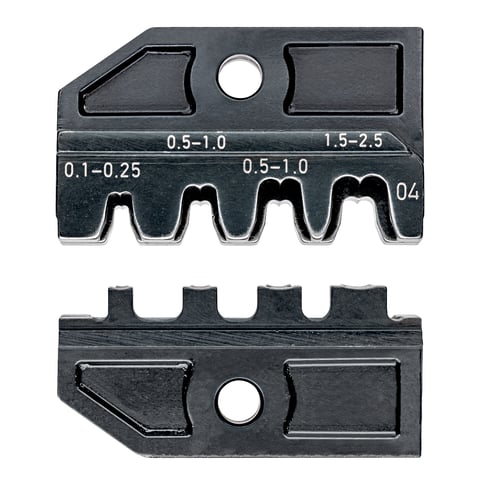 Crimpeinsatz Für unisolierte, offene Steckverbinder (2,8 + 4,8 mm Breite) | 97 49 04