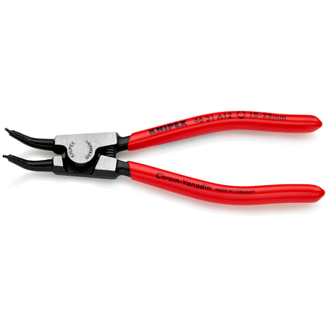 Pince pour circlips Pour circlips extérieurs d'arbre Coudées à 45° | 46 31 A12