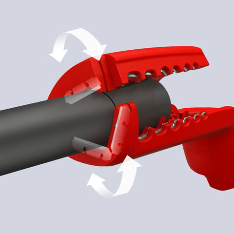 KNIPEX ErgoStrip® XL Universal-Abmantelungswerkzeug | 16 95 11